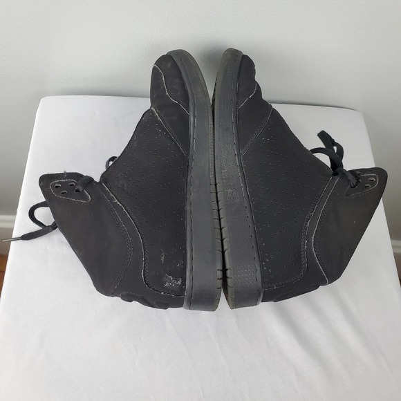 Junior Nike Jordan 1 Flight 5 Black Basketball Trainers 881440 010 Size 7y - Picture 7 of 16